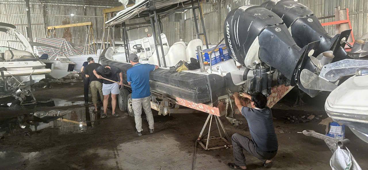 Cung cấp dịch vụ sửa chữa, bảo trì, sơn chống hà cho du thuyền của tập đoàn Novaland