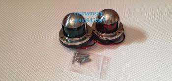Cặp đèn mũi cano xanh và đỏ 12V1.5W,
