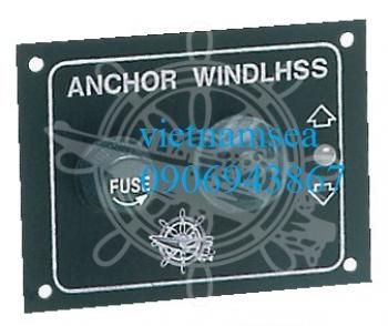 Windlass control panel with spring release