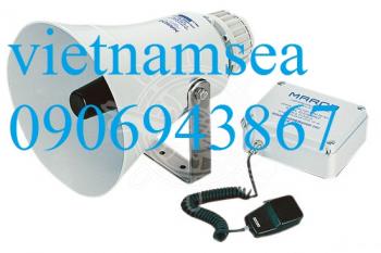 Electric horn with amplifier, suitable for boat sizes from 20 to 75 metres