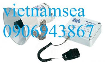 Electric horn with amplifier, suitable for boat sizes from 12 to 20 metres