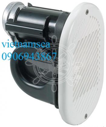 Electropneumatic HURRICANE horn with internal compressor into the trumpet