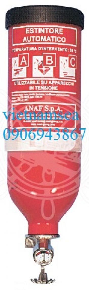 Automatic spray powder extinguisher, categories A B C.