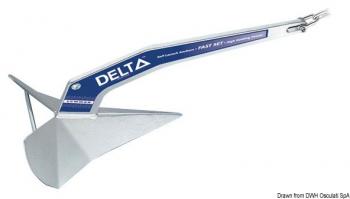 Lewmar Delta zinic-plated steel anchor