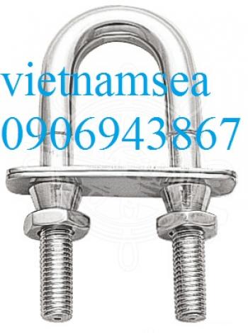 Bu lông chữ U bằng thép không gỉ với đai ốc an toàn tự kẹp