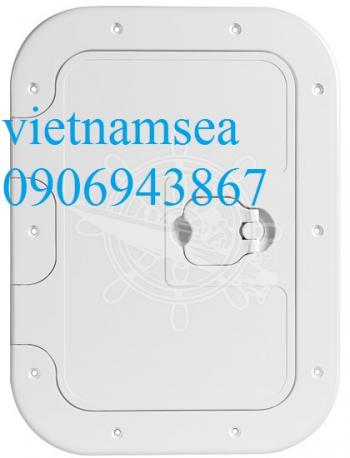 Inspection hatch with very sturdy anti-slip walking surface