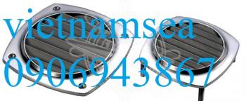Louvred vents made of mirror polished stainless steel AISI 316