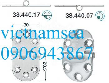 Bản lề dày 2 mm.