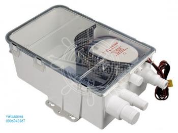 Greywater collecting well with Europump Auto automatic pump