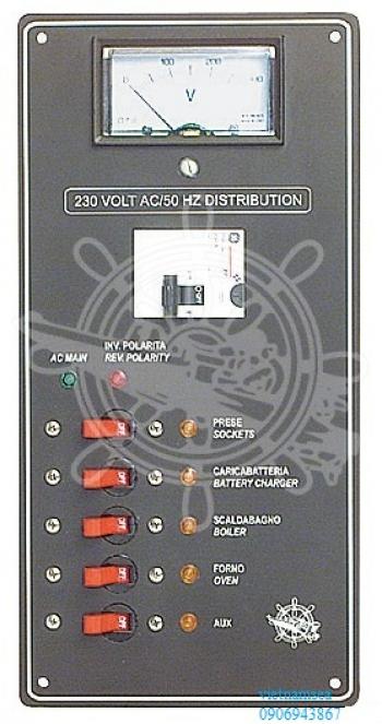 AC power control panel, 220 V 1